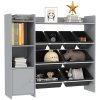 AIYAPLAY Toy Storage Unit, with 8 Removable Bins, Storage Shelves, Cabinet, Toy Organiser, for Playroom, Kids Room, Nursery, Grey