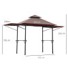 Outsunny 2.4 x 1.5 m (8