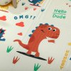 AIYAPLAY Baby Play Mat Double Sided, Foldable & Reversible Activity Playmat, Waterproof Kids Foam Crawling Mat for Outdoor Indoor Playtime Picnics, 177 x 146 x 1.5cm, Dinosaur Theme