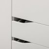 HOMCOM 2 Door Wardrobe with 2 Drawers, Storage Cupboard with Clothes Hanging Rail, Shelves and Anti-tipping Design, Modern Bedroom Furniture, White