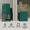 PawHut Two-Door Live Trap for Small Animals, Outdoor and Indoor Animal Trap for Rat, Mice, 100 x 25 x 28cm - Dark Green