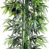 Outsunny 6ft Artificial Bamboo Tree Plant Greenery in A Pot for Home Office Planter 1.8M