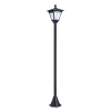 Outsunny Outdoor Garden Solar Post Lamp Photosensitive LED Lantern Bollard Pathway 1.2M Tall - Black