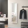 HOMCOM Full Length Mirror with LED Lights, 150x40cm Floor Mirror, Free Standing, Wall Mounted or Leaning, Full Size Body Mirror with Dimmable and 3 Colour Lighting for Bedroom, 23W, White