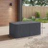 Outsunny Garden Furniture Cover, Waterproof Windproof 420D Heavy Duty Oxford Fabric Rattan Furniture Cover, Rectangular Outdoor Table Chair Set Cover, 235 x 135 x 94cm