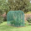Outsunny Fruit Cage Bird Netting, Heavy Duty Fruit and Vegetable Protection Tent with Zipped Door, Anti Bird, Insects, Small Animals, 1.2 x 2.4 x 1.9m, Green