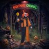 HOMCOM 190cm Life Size Animated Clown Halloween Decorations Outdoor Indoor, Scary Halloween Animatronics Decor with Sound Touch Activated, Red Light Up Eyes, Animated Prop for Haunted House Garden