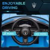 AIYAPLAY Maserati MC20 Licensed 12V Electric Car for Kids with Remote Control, Kids' Electric Ride on with Slow Start, LED Lights, Music, Horn, Spring Suspension, for 3-6 Years, Blue
