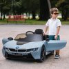 HOMCOM BMW I8 Coupe Licensed 6V Electric Car for Kids with Parent Remote Control, Kids' Electric Ride-on with Suspension Wheels, MP3, Music, Horn, LED Lights, for 3-8 Years Old, Blue