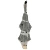 HOMCOM 4.7ft Life Size Outdoor Halloween Decoration Hanging Mummy with Spider Web, Animated Prop Decor with Sound and Motion Activated, Light Up Eyes, Howling Sound, Posable Arms, Moving Body