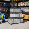 HOMCOM 3 Pieces Tool Box Set, 23