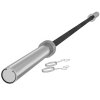 SPORTNOW 7ft 210cm 20kg Barbell Bar with Spring Clips for 5cm Weight Plates, Home Gym Weight Lifting Bar, Up to 200kg