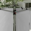 Outsunny Gazebo Side Panels with Window for 3x3(m) or 3x4m Pop Up Gazebo, 2 Pack Sides Replacement, Grey