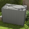 Outsunny 3 Seater 600D Oxford Patio Swing Chair Cover Outdoor Garden Furniture Rain Protection Protector Waterproof Anti-UV, 205 x 124 x 164cm, Dark Grey