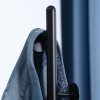 HOMCOM Coat Rack Free Standing Hall Tree with 8 Round Disc Hooks for Clothes, Hats,Purses, Steel Entryway Coat Stand with Marble Base for Entryway, Living Room, Bedroom