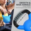 HOMCOM Soft Kettlebell, 8kg Kettle Bell with Non-Slip Handle for Home Gym Weight Lifting and Strength Training, Blue