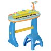 AIYAPLAY Kids Piano, 37 Keys Electronic Keyboard, Children Grand Piano with Microphone, Stool, LED Light, Record & Play Function, Musical Instrument for Kids Ages 3-6 Years, Blue