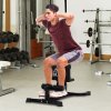 HOMCOM Squat Bench Trainer Sit Up Machine Multifunctional Equipment Abdomen and Leg Strength Indoor Household Fitness Device Black