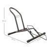 SPORTNOW Bike Floor Stand, Portable Bike Rack, Freestanding Parking Stand Holder for 16