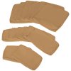 Outsunny Replacement Cushion Covers for Garden Sofa Set, Garden Rattan Sofa Cushion Polyester Cover Replacement Outdoor - No Cushion Included, Beige