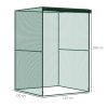 Outsunny Fruit Cage Bird Netting, Vegetable Plant Protection Tent with Zipped Door, Anti Bird, Insects, Small Animals, 1.2 x 1.2 x 1.8m, Dark Green