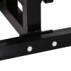 HOMCOM Squat Bench Trainer Sit Up Machine Multifunctional Equipment Abdomen and Leg Strength Indoor Household Fitness Device Black