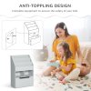 HOMCOM Kids Bookshelf with Storage Drawer, Children's Bookcase with Wheels, Toy Organiser for Bedroom, Playroom - Grey