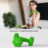 SPORTNOW Hex Dumbbells Set with Dumbbell Rack, Hand Weights for Home Gym Strength Training, 2 x 1kg, 2 x 2kg, 2 x 3kg