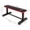 SPORTNOW Flat Weight Bench, Bench Press, Workout Bench with Dumbbell Rack, 300KG Weight Capacity, for Home Gym Weight Lifting Training