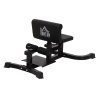 HOMCOM Squat Bench Trainer Sit Up Machine Multifunctional Equipment Abdomen and Leg Strength Indoor Household Fitness Device Black