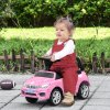 HOMCOM Ride on Car Baby Toddler Walker Foot to Floor Sliding Car Slider w/ Horn Music Working Lights Storage for 1.5 - 3 Years Old Pink