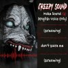 HOMCOM 170cm Life Size Animated Pop-Up Ghost with Werewolf Mask, Halloween Decorations Outdoor Indoor, Scary Halloween Animatronics Decor with Sound Touch Activated, Light Up Animated Prop
