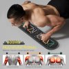 SPORTNOW Foldable Push Up Board, 11-in-1 Press Up Board, Portable Pushup Stand with Non-slip Pads for Arms, Should, Chest Building, Black