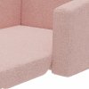 AIYAPLAY Toddler Sofa, Kids Sofa Bed, 2 in 1 Recliner Foldable Kids Armchair with Washable Cushion, Cover, for 1.5-3 Years Old, One Seater, Pink