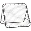 HOMCOM Rebounder Net Practise Kickback Target Goal with 5 Angles, for Teens, Adults, Softball, Football Training, Black