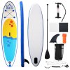 HOMCOM Inflatable Stand Up Paddle Board, 10' x 30