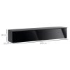 HOMCOM 160cm High Gloss Floating TV Unit Stand for TVs up to 70