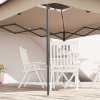 Outsunny Gazebo for 3.25m x 3.25m Frame, 2 Tier Gazebo Cover, UV Protection, Beige
