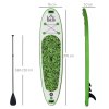 HOMCOM Inflatable Stand Up Paddle Board, 10' x 30