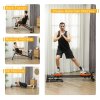 SPORTNOW Multifunctional Home Gym Equipment, Flat or Incline Reformer Pilates Machine, Ab Machine, Rower, with Adjustable Push Up Bar