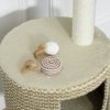 PawHut 96cm Cat Tree, Cat Condo Tree Tower for Indoor Cats, Cat Activity Centre with Scratching Posts, Plus Perch - Beige