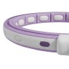 SPORTNOW Smart Weighted Hula Hoop for Adults, Hula Ring with 16 Detachable Knots, 360 Auto-Rotating Ball and Digital Counter, Massage Hula Circle For Weight Loss, Purple