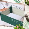 Outsunny Galvanised Raised Bed for Garden, Rectangular Outdoor Elevated Planter Box with Safety Edging and Open Bottom for Growing Flowers, Herbs and Vegetables, 240 x 60 cm, Green