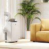 HOMCOM 14000 BTU Air Conditioning Unit, 3-in-1 Portable Air Conditioner, Dehumidifier, Cooling Fan with 24H Timer On/off, 2 Speeds, Remote Control, LED Display, 24H Timer, Window Venting Kit, 40m²