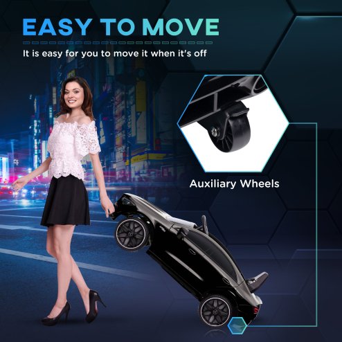 AIYAPLAY Mercedes Benz Licensed 12V Electric Car for Kids, Kids