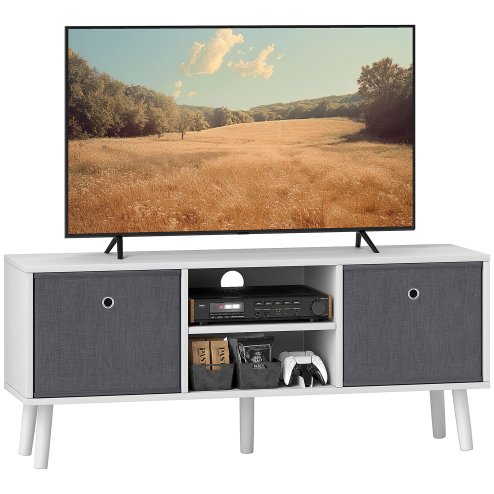 HOMCOM TV Cabinet Stand Unit for TVs up to 50