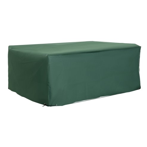 Outsunny Outdoor Garden Furniture Cover Waterproof, Anti-UV 600D Heavy Duty Oxford Fabric Patio Furniture Cover for Rectangular Sofa Table Set, Green, 245 x 165 x 55 cm