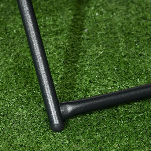 Outsunny Folding Rattan Garden Coffee Table, Small Square Outdoor Bistro Side Table with Rattan Top for Patio, Balcony, Porch, 40 x 40 x 40 cm, Natural