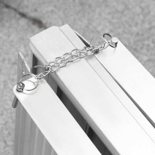 HOMCOM Folding Aluminum Wheelchair Ramp Portable Assist Suitcase Access Aid Disabled 6ft