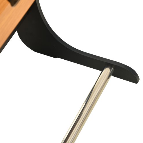 HOMCOM Folding Football Gaming Table Mini Foosball Soccer Table for Family Fun Indoor Play Sports